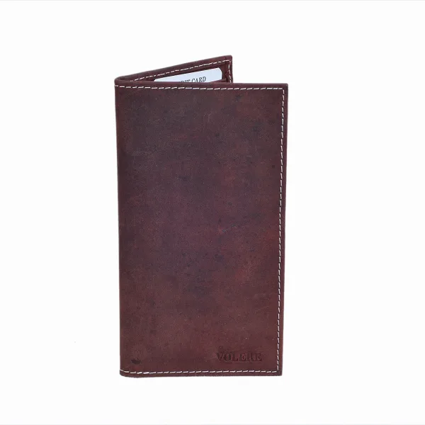 Volere Leathers Cherry Long Bifold Wallet