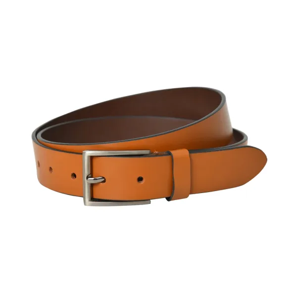 Volere Mens Tan Real Leather Belt